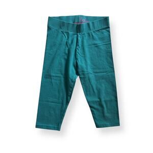 Mini Boden green crop leggings